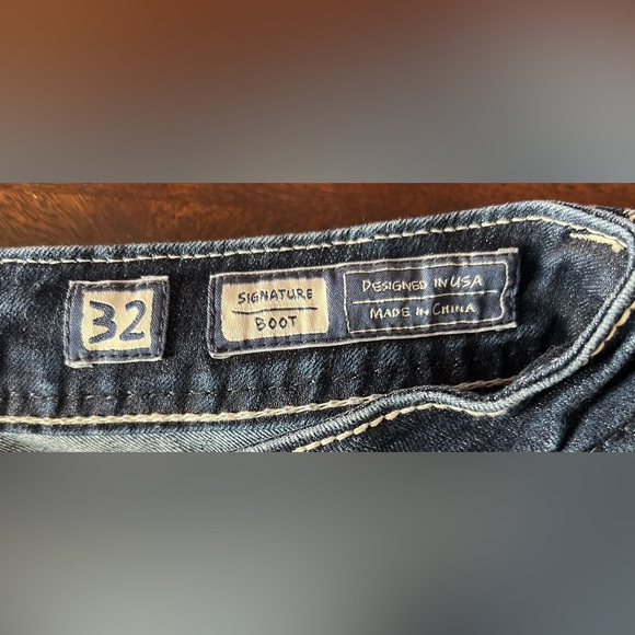 🤩 NEW LISTING! Miss Me Jeans Boot Rhinestone Embellished JS400952 Embroidered - Picture 10 of 12